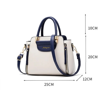 Women's Bags 2023 New Fashion Women's Bags Hit Color Hand-held Bag Europeand The United States All-match Shoulder Messenger Bag