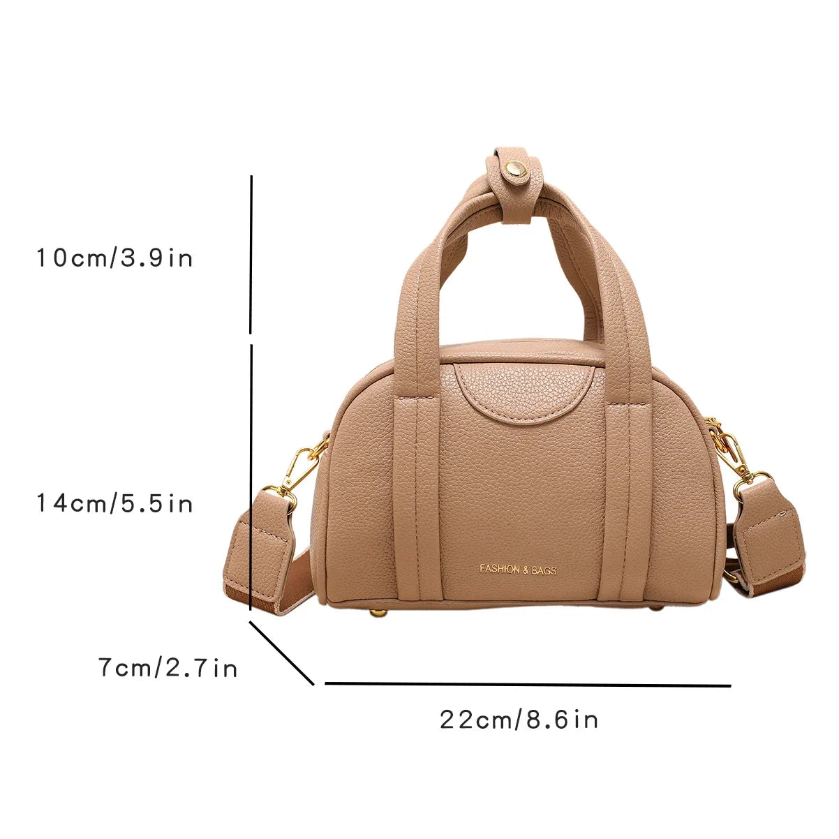 New Wide Strap Shoulder Crossbody Bag For Women Solid Color Pu Leather Female Bag Classic Handbag Brand Shoulder Bags Sac A Main