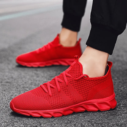 Fashion Outdoor Men Shoes Plus Size 47 Men Casual Shoes Summer High Quality Mesh Sneakers Lightweight Breathable Male Trainers