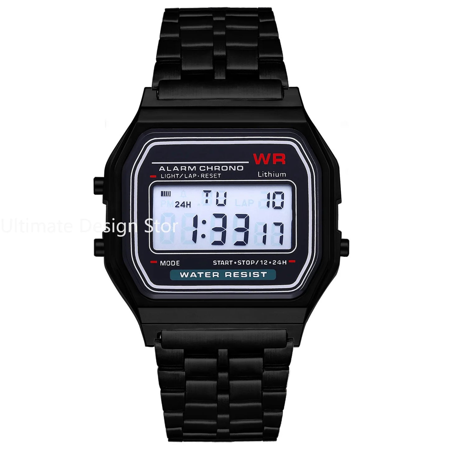 Women Men Unisex Watch Gold Silver Black Vintage LED Digital Sports Military Women Wristwatches Electronic Digital Present Gift