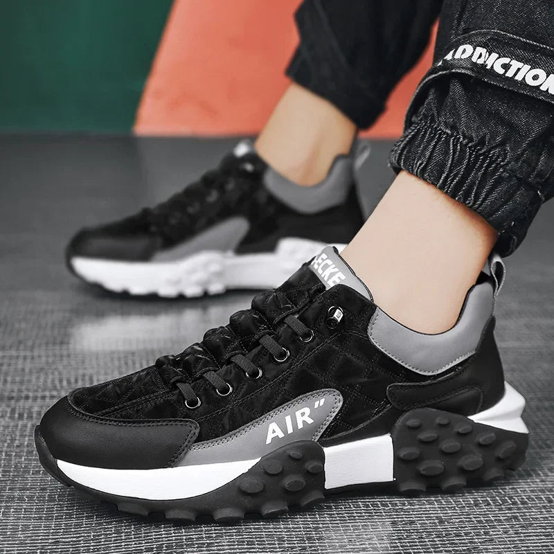 White Casual Sport Fashion Shoes Men Running Shoes Breathable Sneakers Wearable Rubber Sneakers Male Jogging Athletic Shoe Hombr