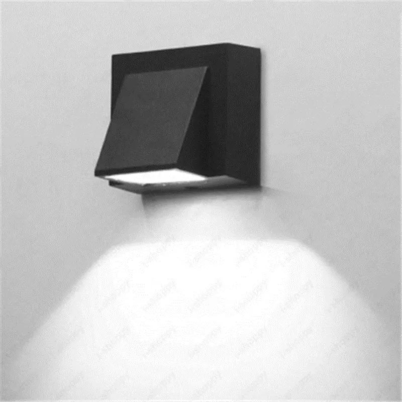 Aluminium 5W LED Wall Lamp Waterproof IP65 Outdoor Wall Light Sconce Balcony Garden Decoration Lighting Lamp AC110V 220V