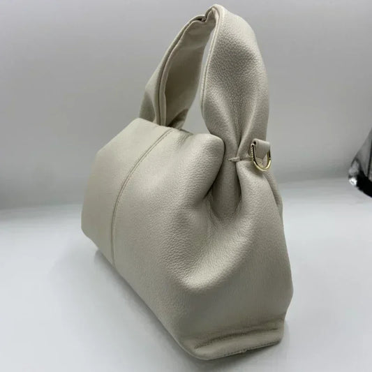 Cloud Bags for Women with Logo 2024 New French Luxury Brand Genuine Leather Cowhide Simple Dumpling Shape Shoulder Handbag