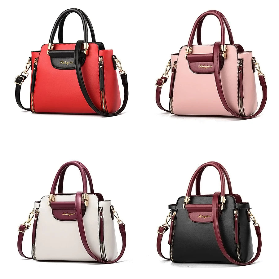 Women's Bags 2023 New Fashion Women's Bags Hit Color Hand-held Bag Europeand The United States All-match Shoulder Messenger Bag