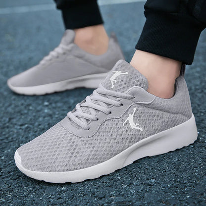 Hot Sale Cheap Men's Running Sneakers Free Shipping Mesh Breathable Sneakers Men Lightweight Black Sports Shoes Trainers for Men