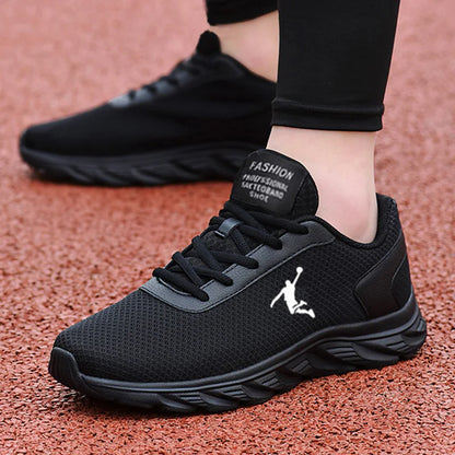 Hot Sale Cheap Men's Running Sneakers Free Shipping Mesh Breathable Sneakers Men Lightweight Black Sports Shoes Trainers for Men