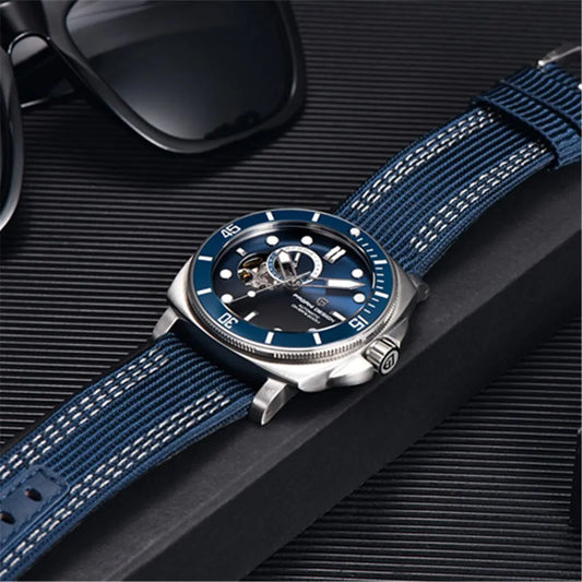 PAGANI DESIGN Brand Sports Men Mechanical Watch Fashion Sapphire 200M Waterproof Automatic Timecode Relogio Masculino 2024 New