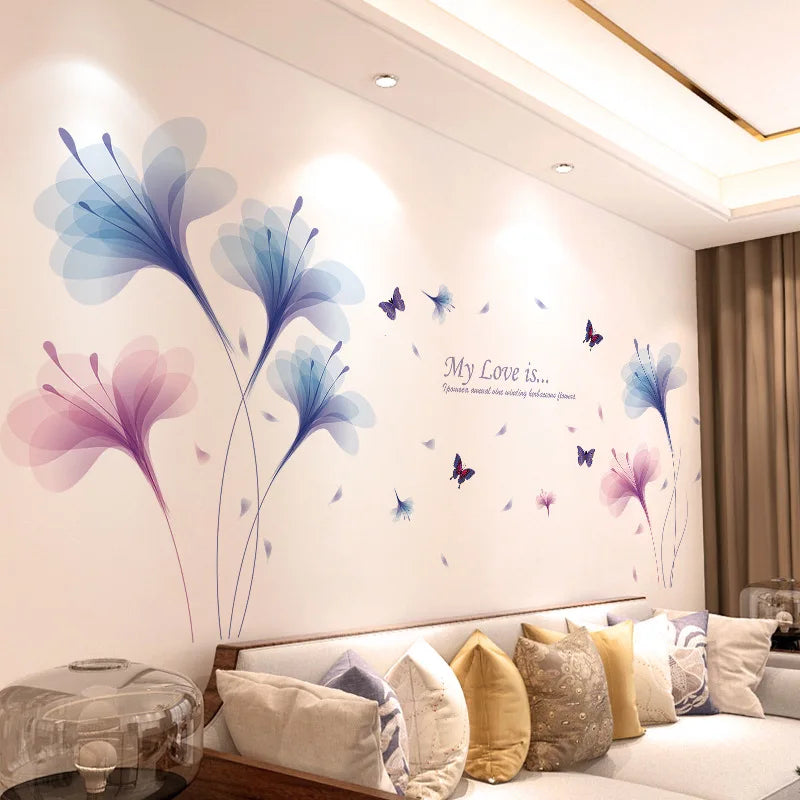 3D Bedroom Warm Wall Stickers Room Layout Living Room Stickers Wall Decoration Wallpaper